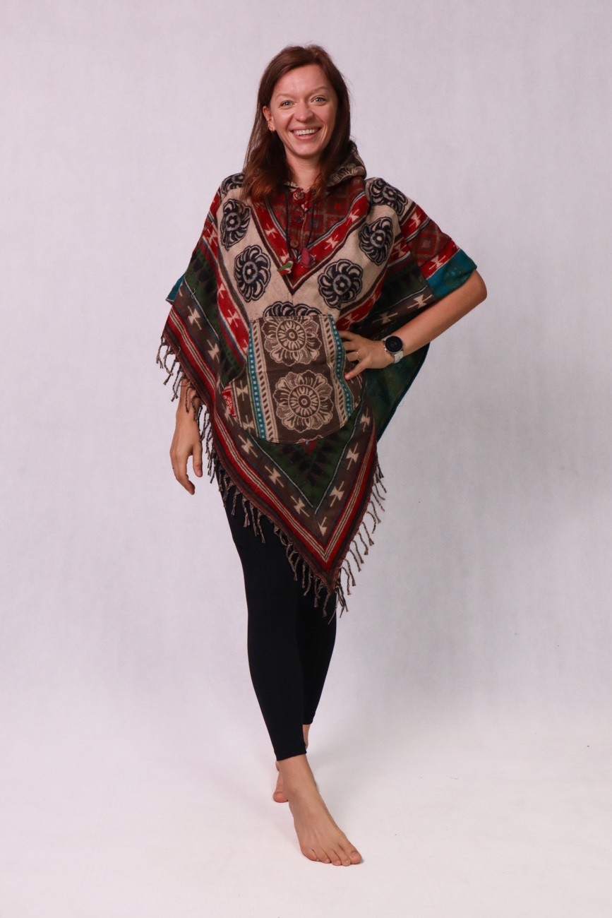 Wyprzedane! Ponczo z Nepalu 01