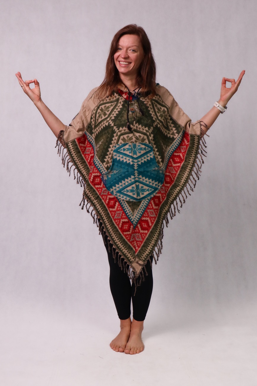 Wyprzedane! Ponczo z Nepalu 08