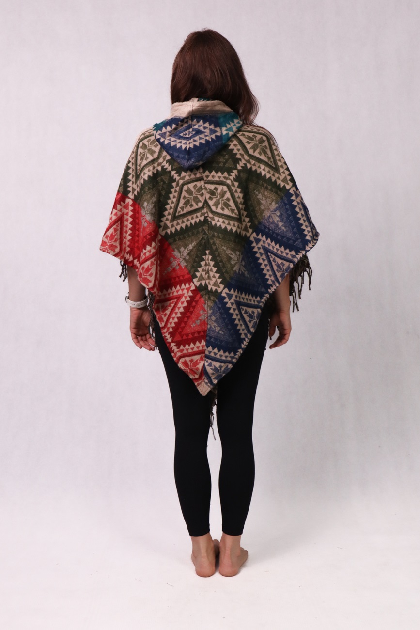 Wyprzedane! Ponczo z Nepalu 08 - obrazek 2