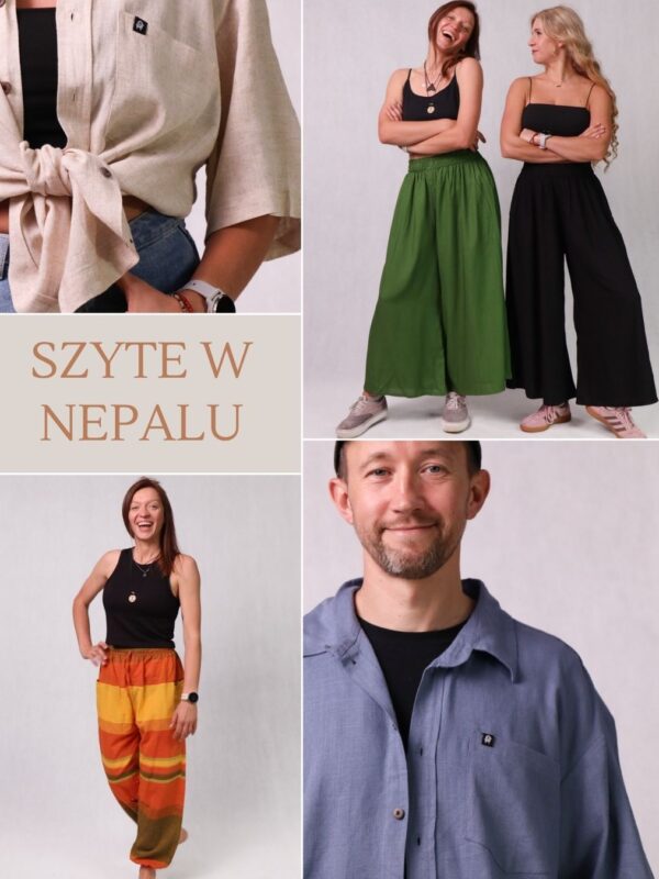 Produkty szyte w NEPALU