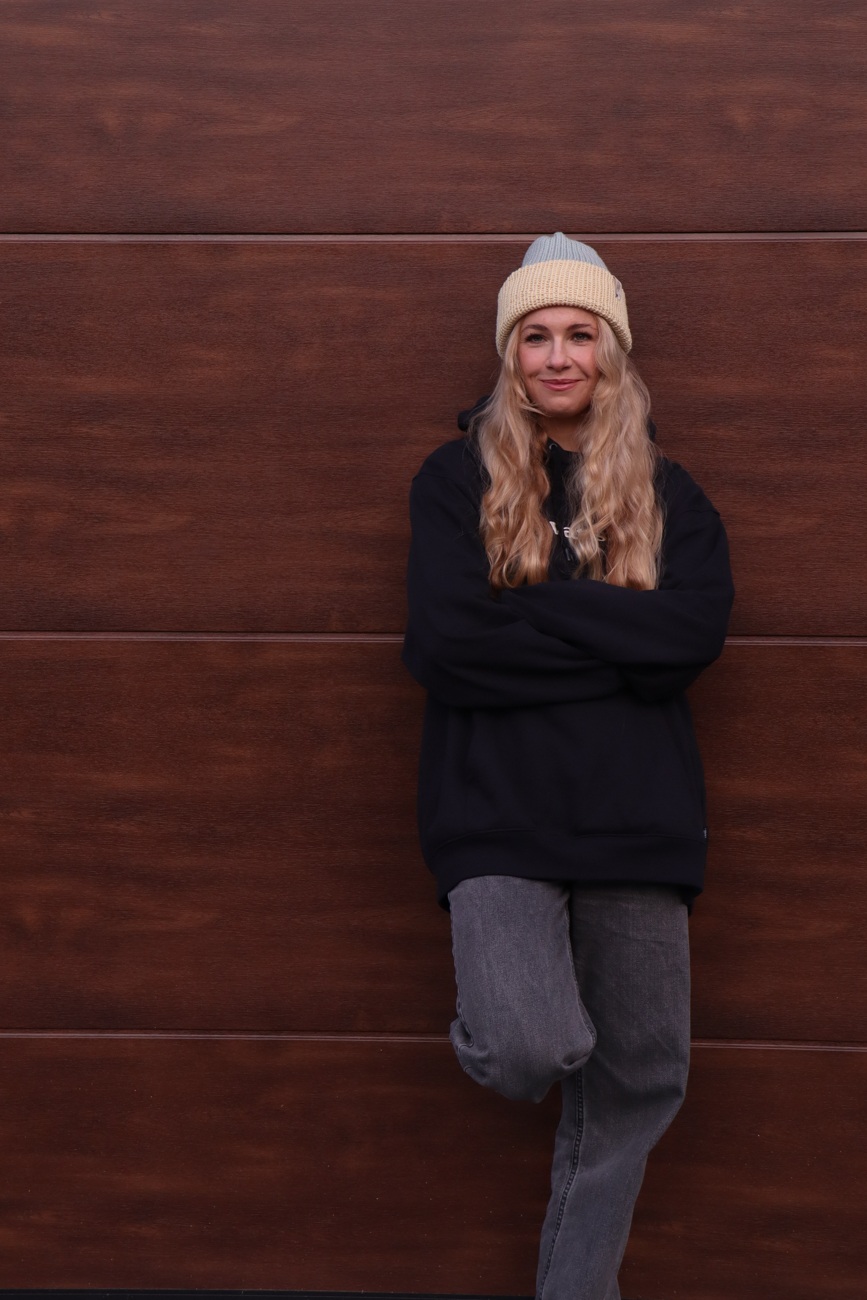 Wyprzedane! Czapka merino dwustronna Masełkowo-pistacjowa - obrazek 3