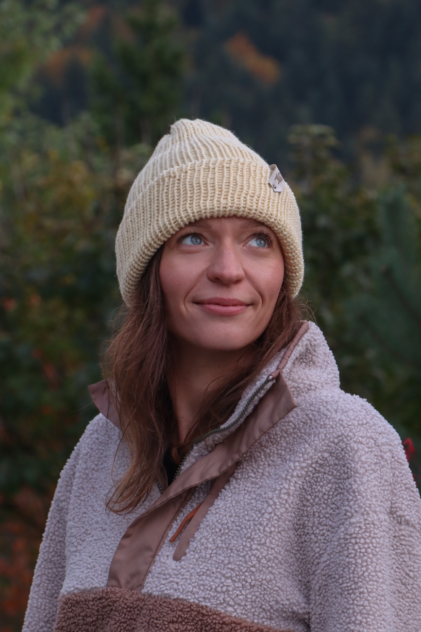 Czapka merino Masełkowa - obrazek 4