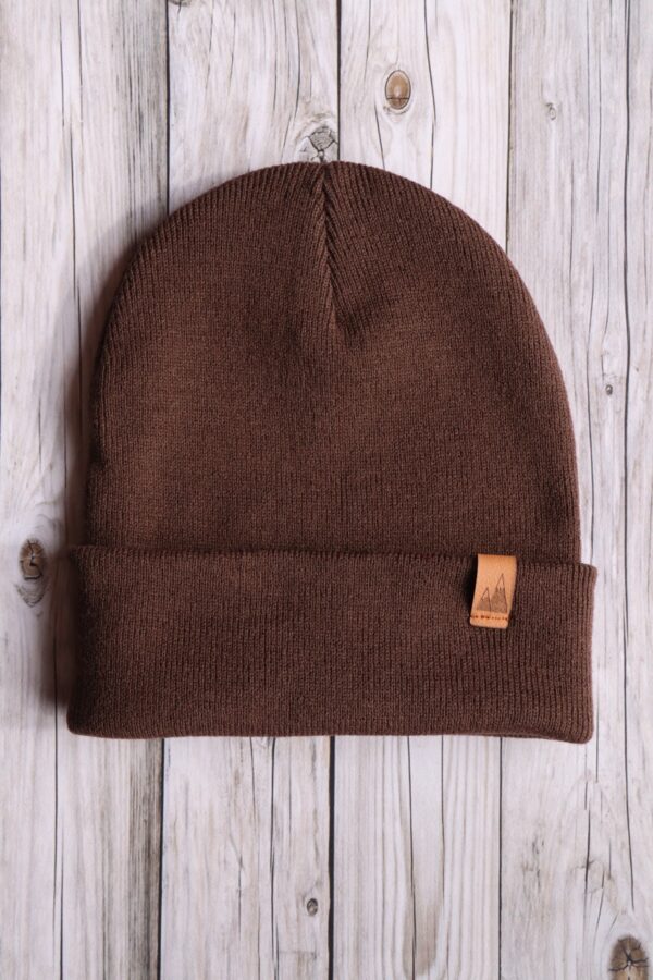 Czapka uniwersalna beanie brąz