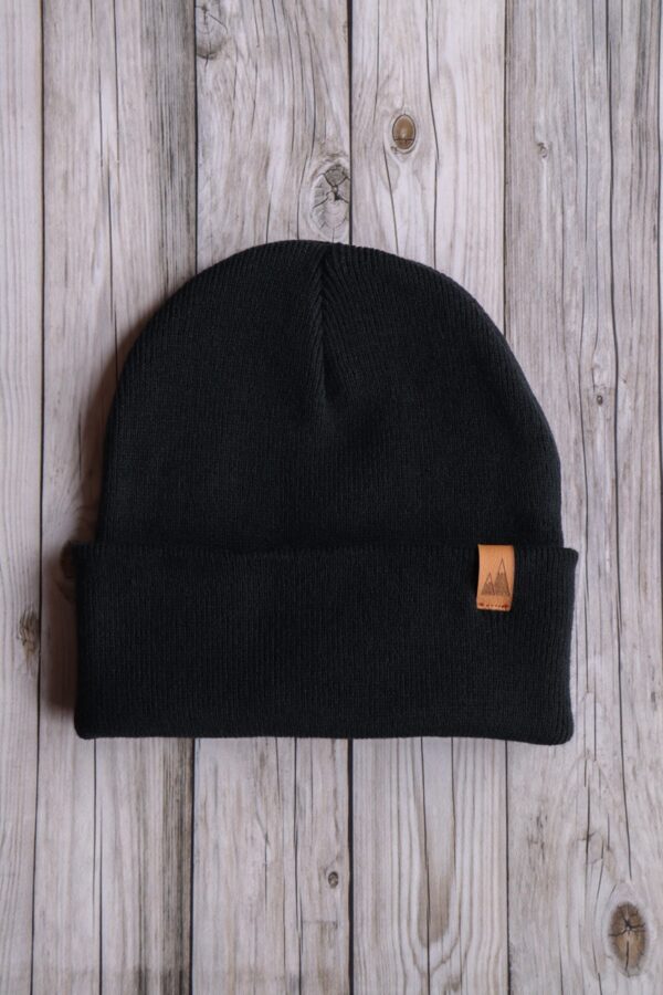 beanie czarna (3) Czapka uniwersalna beanie czarna