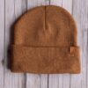 beanie karmel (2) Czapka uniwersalna beanie karmel