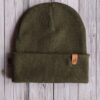 Czapka uniwersalna beanie oliwkowy