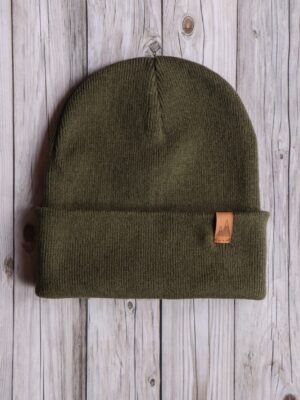 beanie oliwkowy Czapka uniwersalna beanie oliwkowy