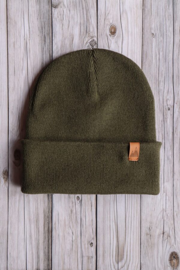 Czapka uniwersalna beanie oliwkowy