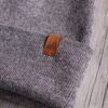 Czapka uniwersalna beanie szary melaż