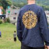 longsleeve into the wild Longsleeve oversize Into The Wild - granatowy marmur