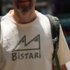 Koszulka klasyczna BISTARI - masełkowa