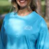 Longsleeve take it slow Longsleeve oversize Take It Slow - niebieski