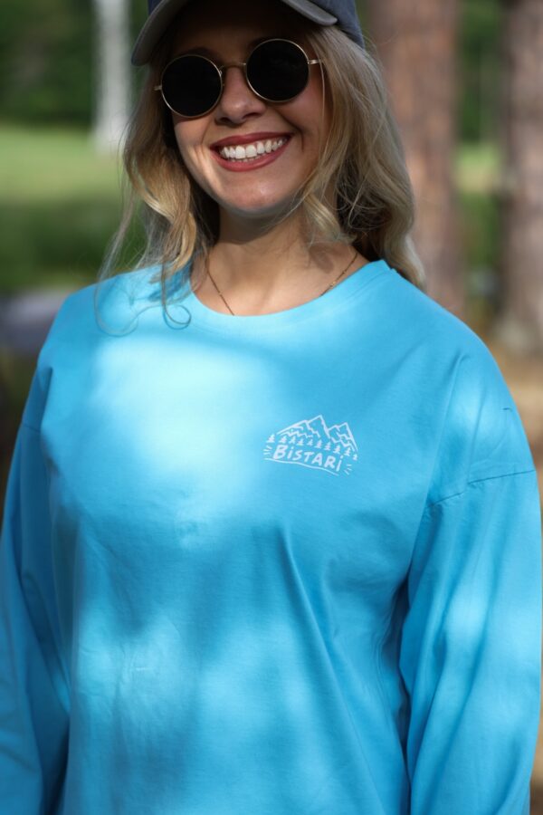 Longsleeve take it slow Longsleeve oversize Take It Slow - niebieski