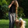 crop top Damska koszulka crop top Bistari - czarna