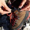 0E3A0486 Spodnie trekkingowe lekkie i szybkoschnące - czekoladowe